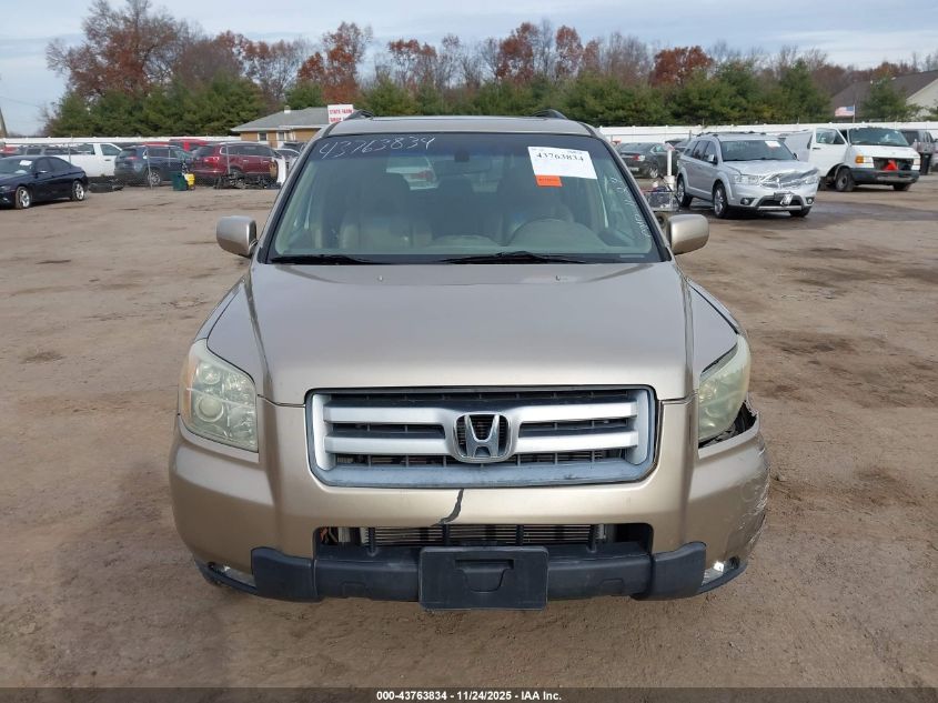 2006 Honda Pilot Ex-L VIN: 2HKYF18586H559430 Lot: 43763834
