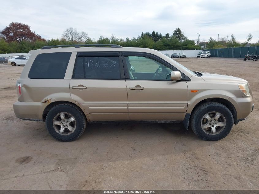 2006 Honda Pilot Ex-L VIN: 2HKYF18586H559430 Lot: 43763834