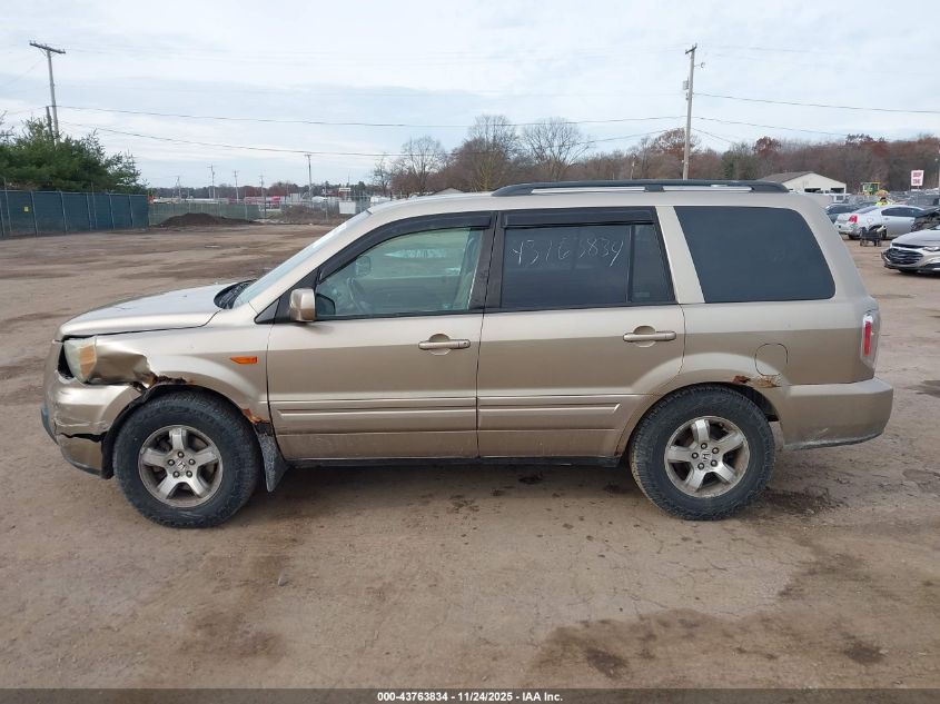 2006 Honda Pilot Ex-L VIN: 2HKYF18586H559430 Lot: 43763834