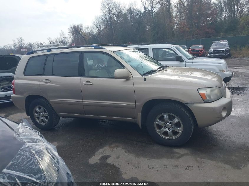2004 Toyota Highlander V6 VIN: JTEDP21A840041462 Lot: 43763836
