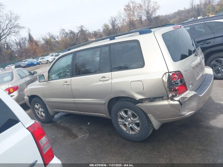 2004 Toyota Highlander V6 VIN: JTEDP21A840041462 Lot: 43763836