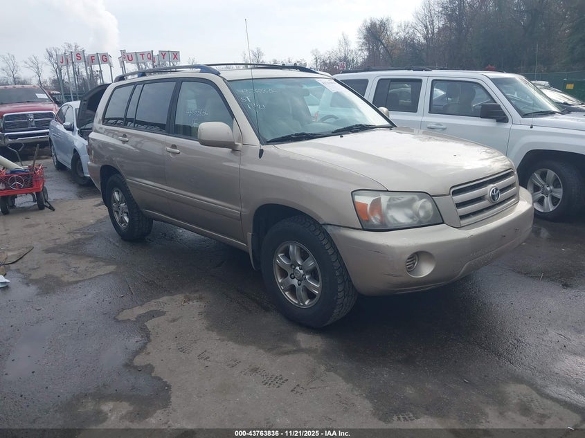 JTEDP21A840041462 2004 Toyota Highlander V6 auction photo 1