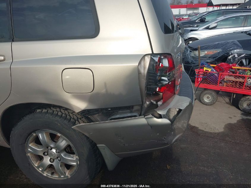 2004 Toyota Highlander V6 VIN: JTEDP21A840041462 Lot: 43763836