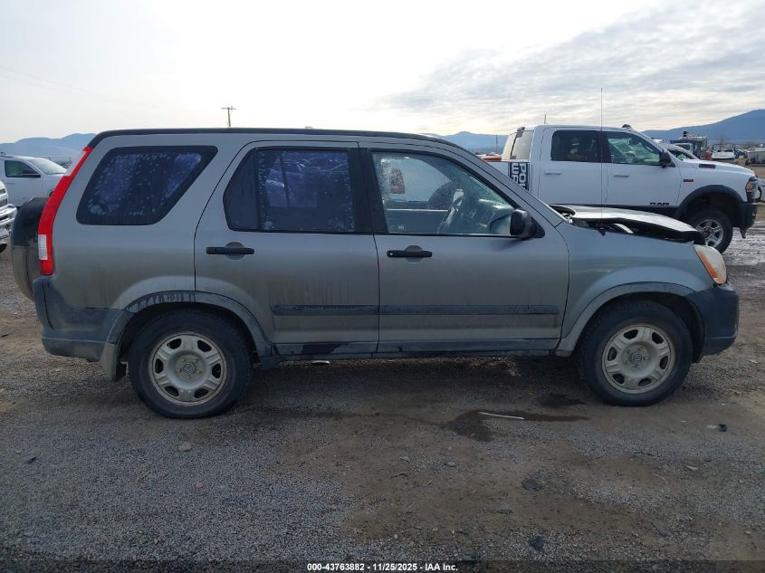 2006 Honda Cr-V Lx VIN: JHLRD78526C038229 Lot: 43763882