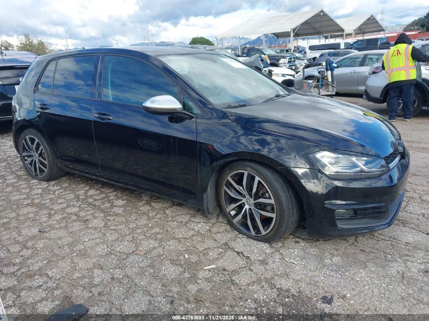 VOLKSWAGEN GOLF TSI S 4-DOOR/TSI SE 4-DOOR/TSI SEL 4-DOOR/TSI WOLFSBURG EDITION 4-DOOR