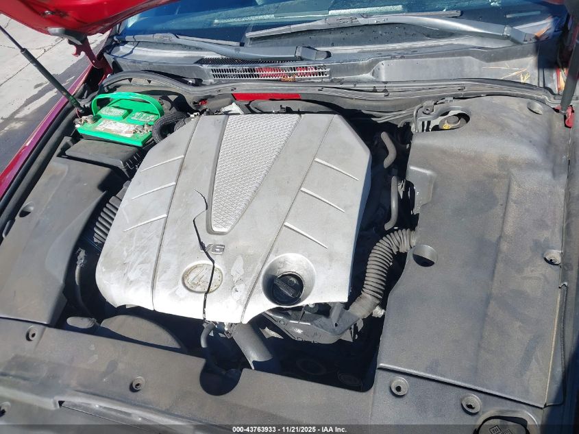 2006 Lexus Is 350 VIN: JTHBE262165003899 Lot: 43763933