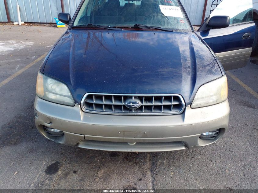 2003 Subaru Outback VIN: 4S3BH675637620000 Lot: 43763954