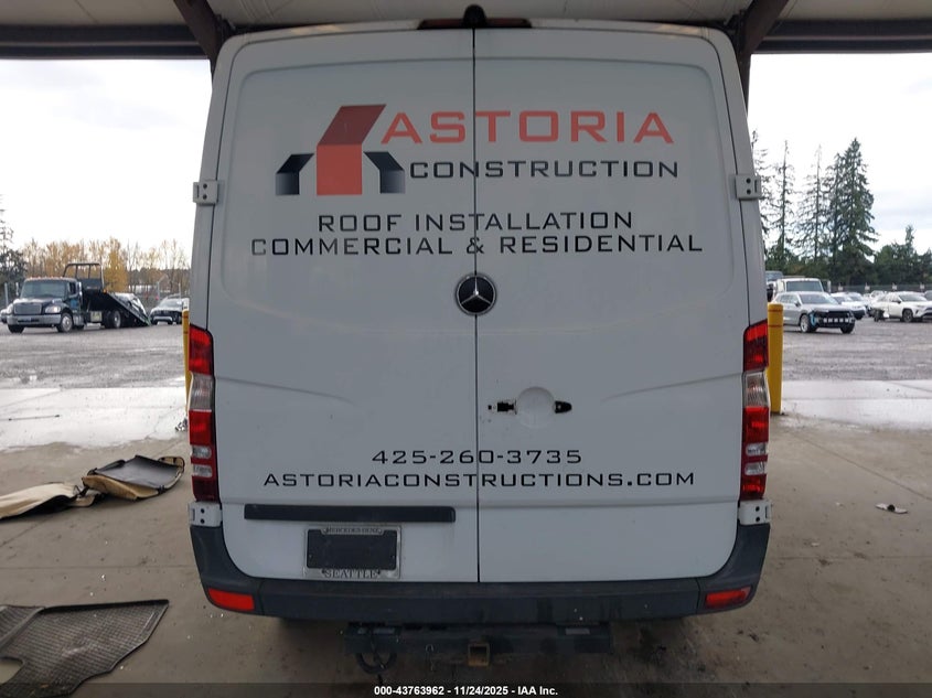 2016 Mercedes-Benz Sprinter 2500 Normal Roof VIN: WD3PE7DD3GP320558 Lot: 43763962