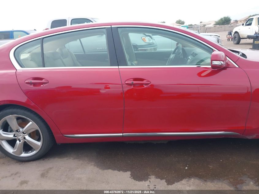 2008 Lexus Gs 350 VIN: JTHBE96S180037561 Lot: 43763972