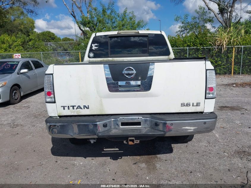 2007 Nissan Titan Le VIN: 1N6AA07A97N238617 Lot: 43764028