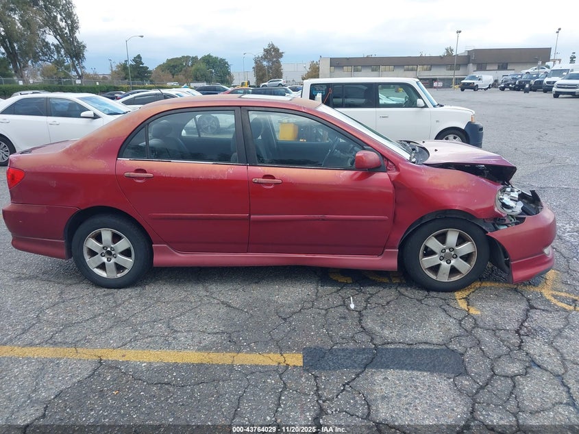 2003 Toyota Corolla S VIN: 1NXBR38E43Z018736 Lot: 43764029