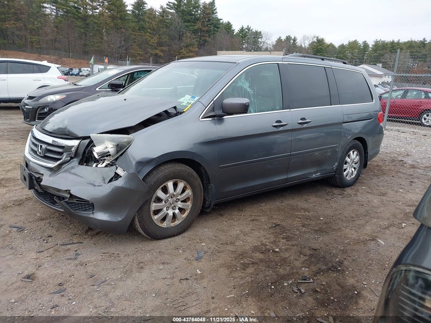2010 Honda Odyssey Ex-L VIN: 5FNRL3H74AB018781 Lot: 43764048