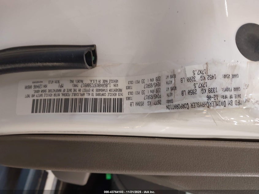 2007 Jeep Grand Cherokee Laredo VIN: 1J8GR48K97C580917 Lot: 43764103