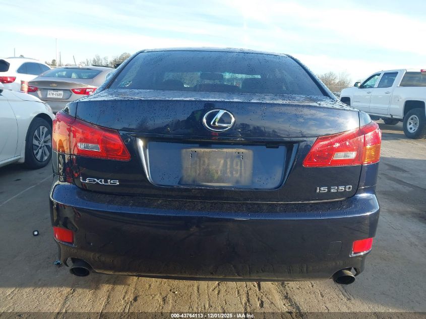 2006 Lexus Is 250 VIN: JTHBK262965006042 Lot: 43764113