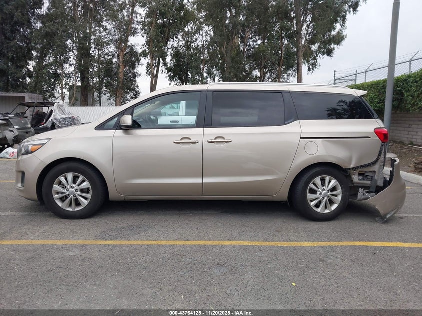 2015 Kia Sedona Lx VIN: KNDMB5C17F6069769 Lot: 43764125