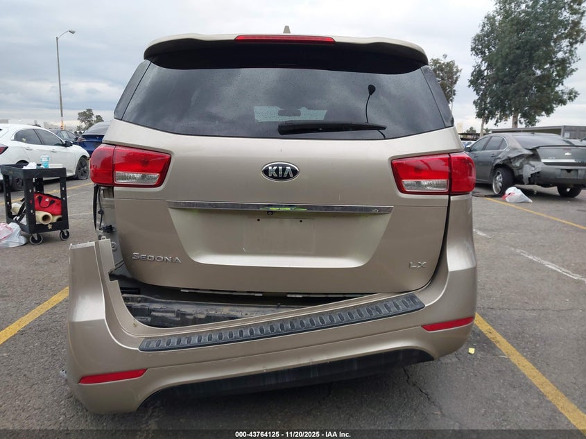 2015 Kia Sedona Lx VIN: KNDMB5C17F6069769 Lot: 43764125