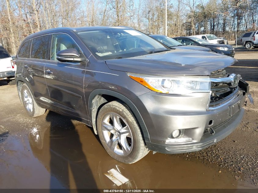 2016 Toyota Highlander Limited Platinum V6