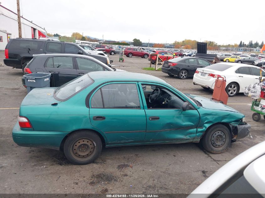 1997 Toyota Corolla Std VIN: 1NXBA02E2VZ638406 Lot: 43764165
