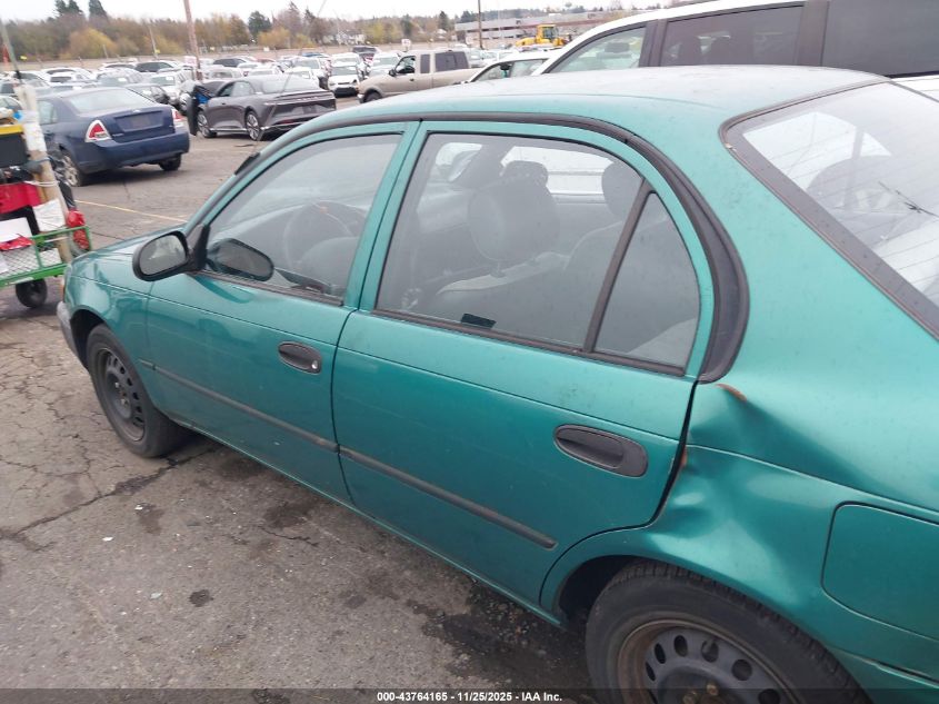 1997 Toyota Corolla Std VIN: 1NXBA02E2VZ638406 Lot: 43764165