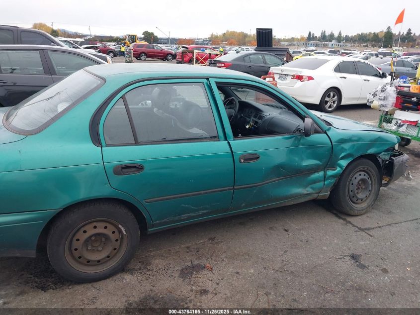 1997 Toyota Corolla Std VIN: 1NXBA02E2VZ638406 Lot: 43764165