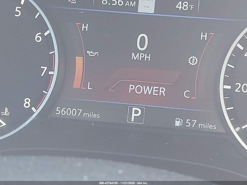 2021 Nissan Maxima Sr Xtronic Cvt VIN: 1N4AA6EV5MC516597 Lot: 43764189