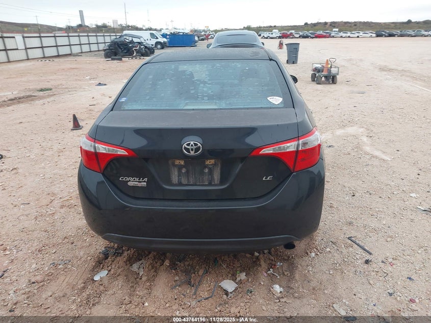 2015 Toyota Corolla Le Plus VIN: 5YFBURHE6FP192380 Lot: 43764196