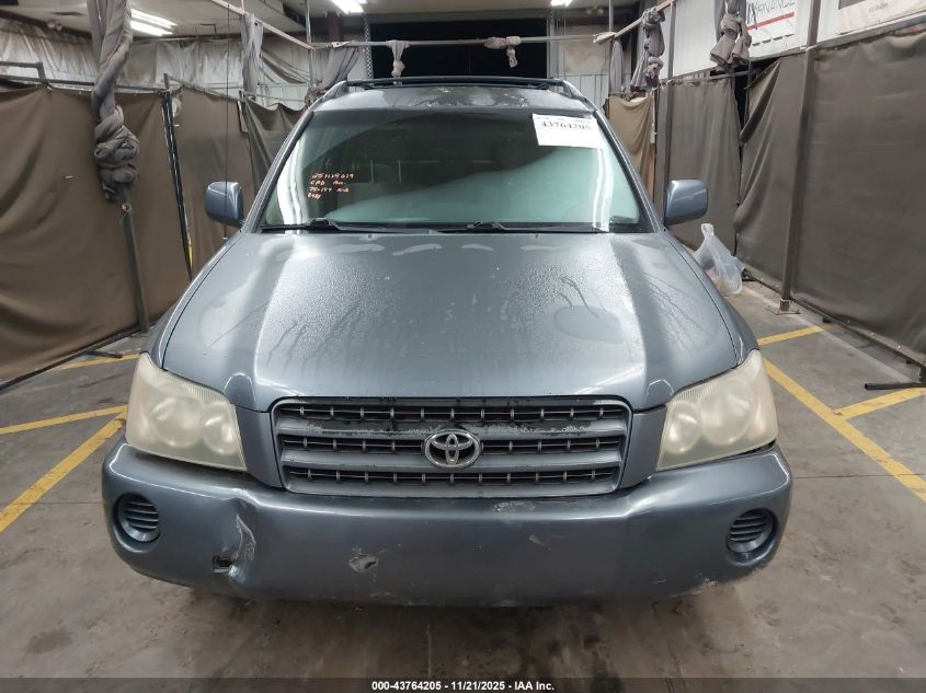 2003 Toyota Highlander V6 VIN: JTEGF21A230098481 Lot: 43764205