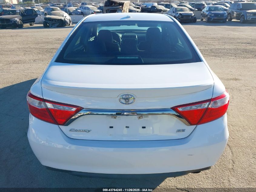 2015 Toyota Camry Se VIN: 4T1BF1FK7FU042040 Lot: 43764245