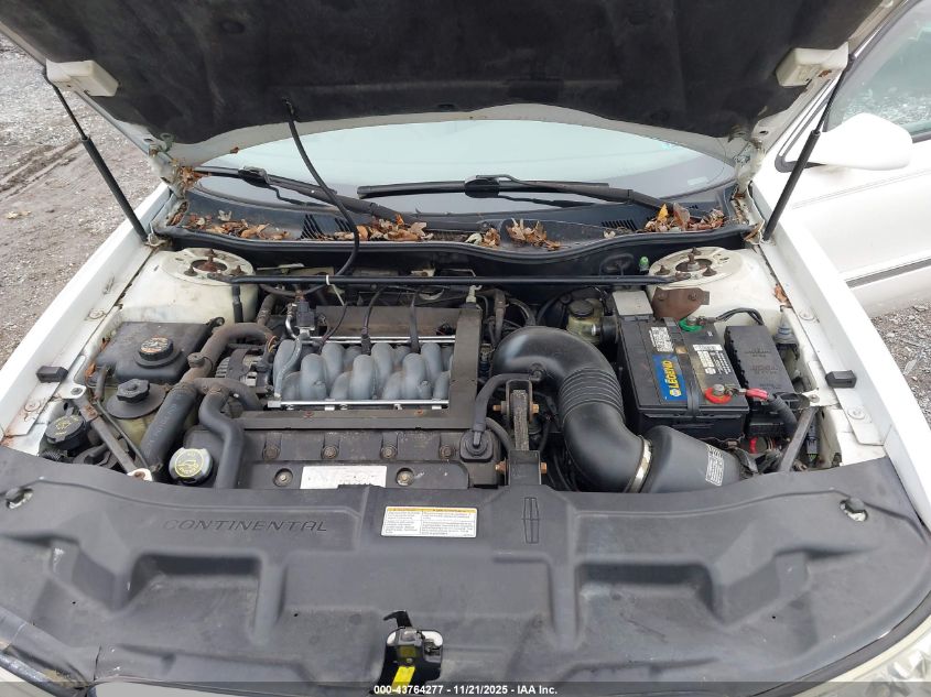 1999 Lincoln Continental VIN: 1LNHM97VXXY703416 Lot: 43764277