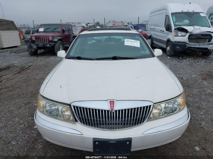 1999 Lincoln Continental VIN: 1LNHM97VXXY703416 Lot: 43764277