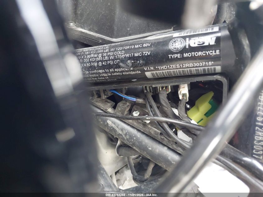 2024 Harley-Davidson Ra1250 S VIN: 1HD1ZES12RB303715 Lot: 43764288