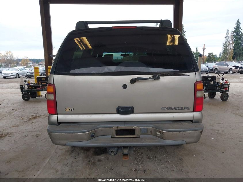 2002 Chevrolet Suburban 1500 Z71 VIN: 3GNFK16Z72G306926 Lot: 43764317