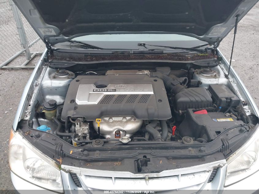 2005 Kia Spectra Ex/Lx/Sx VIN: KNAFE121955170260 Lot: 43764342