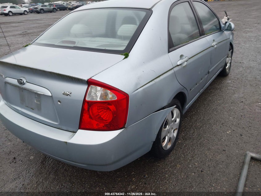 2005 Kia Spectra Ex/Lx/Sx VIN: KNAFE121955170260 Lot: 43764342