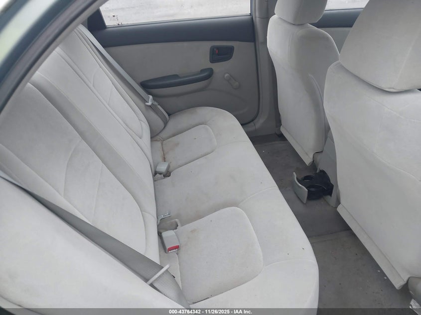 2005 Kia Spectra Ex/Lx/Sx VIN: KNAFE121955170260 Lot: 43764342