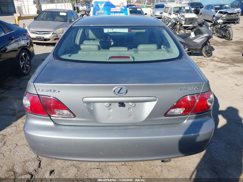 2003 Lexus Es 300 VIN: JTHBF30G230102828 Lot: 43764352