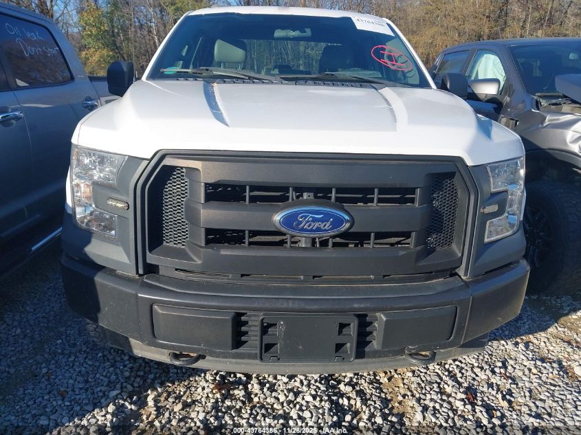2017 Ford F-150 Xl VIN: 1FTEX1E89HFC29307 Lot: 43764386
