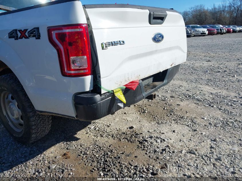 2017 Ford F-150 Xl VIN: 1FTEX1E89HFC29307 Lot: 43764386