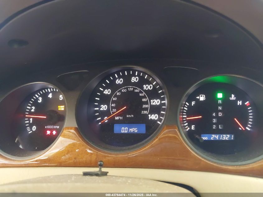 2005 Lexus Es 330 VIN: JTHBA30G755080748 Lot: 43764474