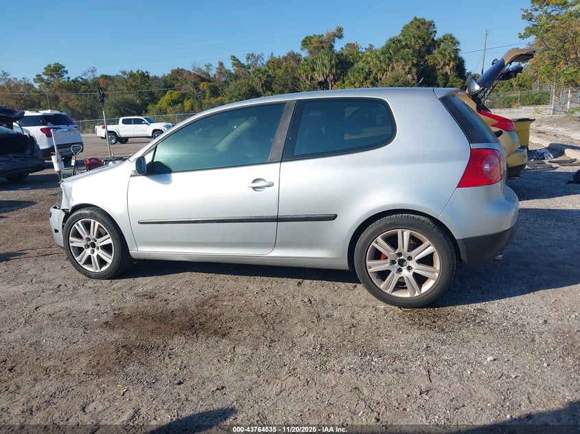 2007 Volkswagen Rabbit 2-Door VIN: WVWBR71K07W058477 Lot: 43764535
