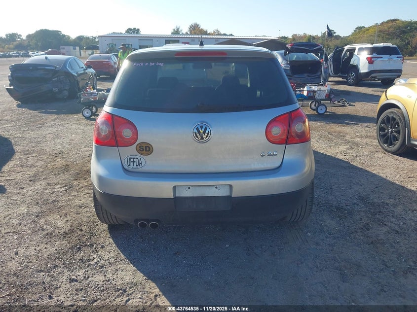 2007 Volkswagen Rabbit 2-Door VIN: WVWBR71K07W058477 Lot: 43764535