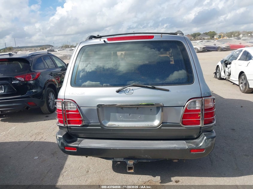 2001 Lexus Lx 470 VIN: JTJHT00W813503335 Lot: 43764556