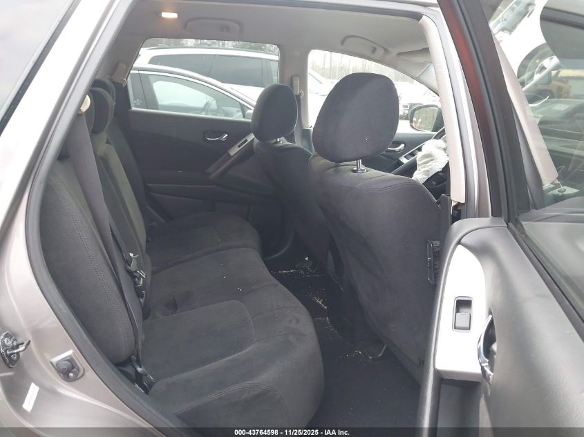 2009 Nissan Murano S VIN: JN8AZ18W39W139336 Lot: 43764598