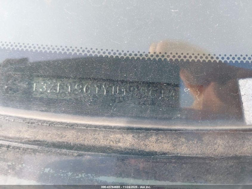 2000 Toyota Sienna Ce VIN: 4T3ZF19C1YU189614 Lot: 43764680