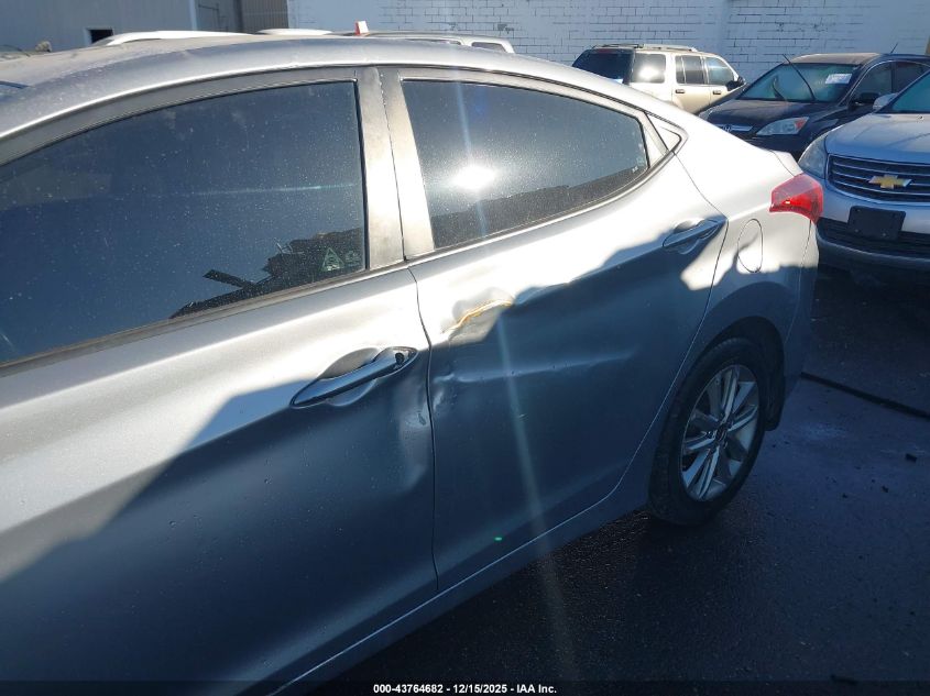 2016 Hyundai Elantra Se VIN: 5NPDH4AE6GH657202 Lot: 43764682