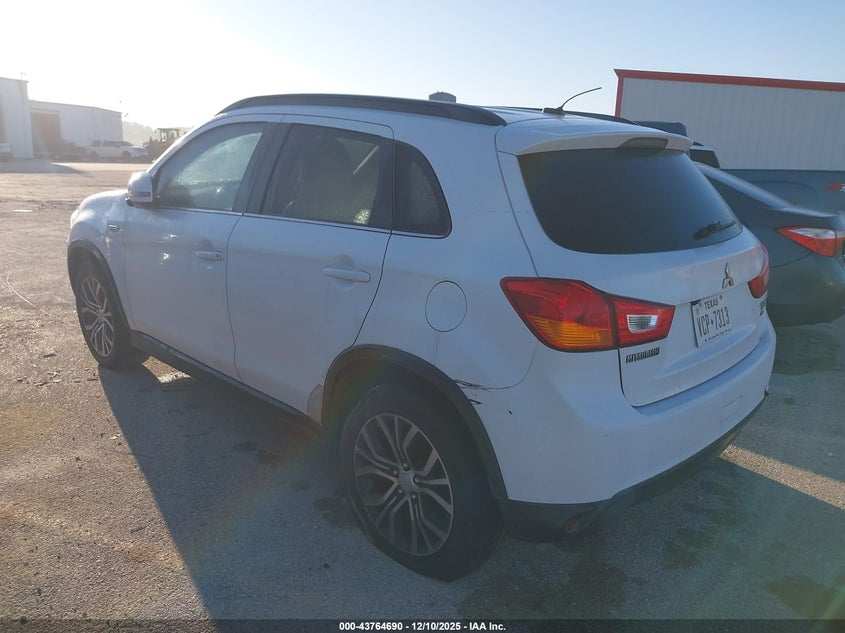 Vin: ja4ap4aw1gz045152, lot: 44260088, mitsubishi outlander sport 2.4 sel 20163