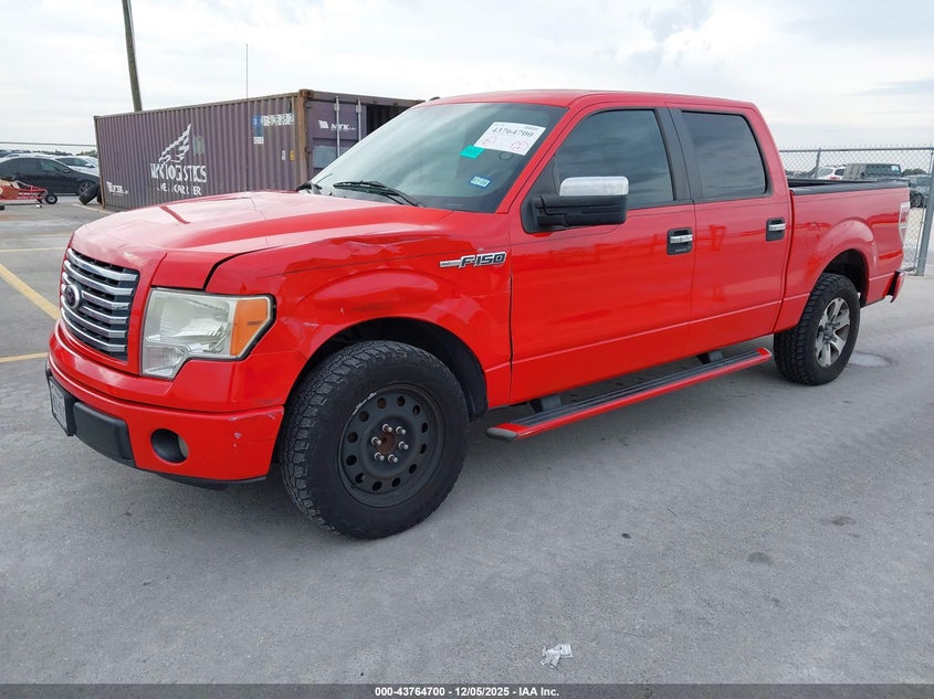Vin: 1ftew1cm9ckd48669, lot: 44260098, ford f-150 xlt 20122