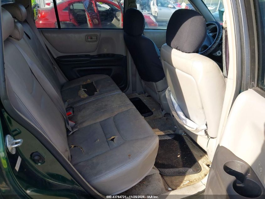 2001 Toyota Highlander V6 VIN: JTEGF21A610001151 Lot: 43764721