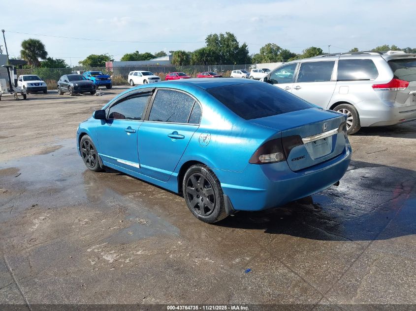 2HGFA165X9H546492 2009 HONDA CIVIC photo no. 3