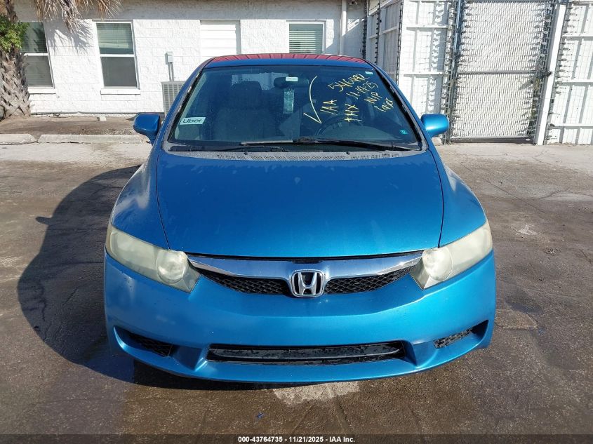 2009 Honda Civic Lx VIN: 2HGFA165X9H546492 Lot: 43764735